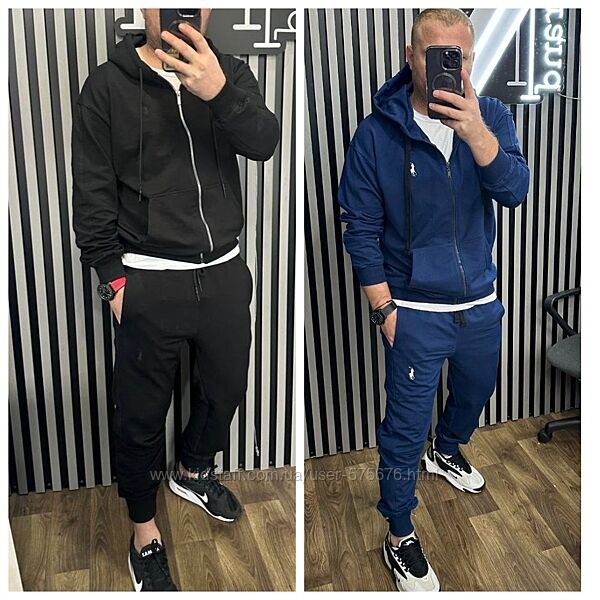 M, L, XL, XXL чоловічий костюм двунитка пенє