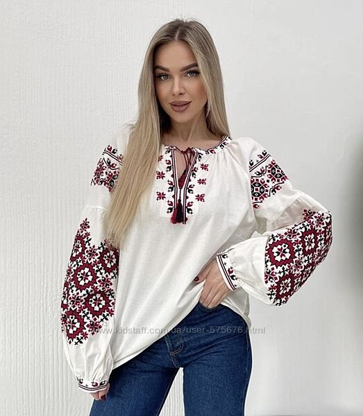 S, M, L блуза вишиванка