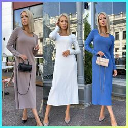 42-44, 46-48 сукня мустанг рубчик