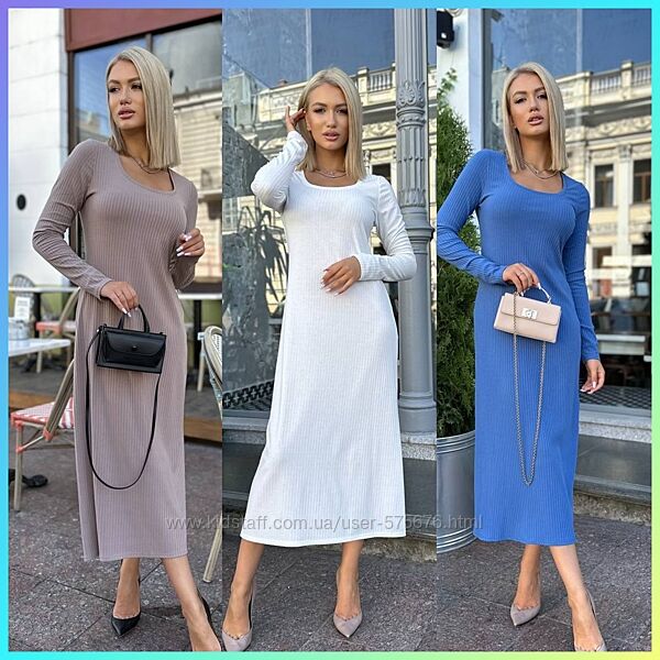 42-44, 46-48 сукня мустанг рубчик