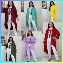 р.46 до 64р. Костюм трійка