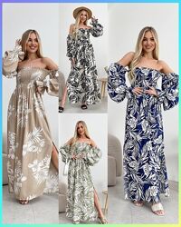 42-48 сукня принтований софт