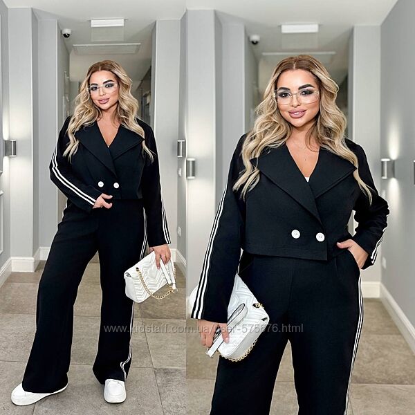 48-50, 52-54, 56-58 Костюм піджак та брюки костюмна тканина