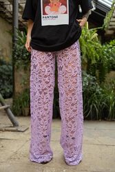 S, M, L Штани з тканини мереживо