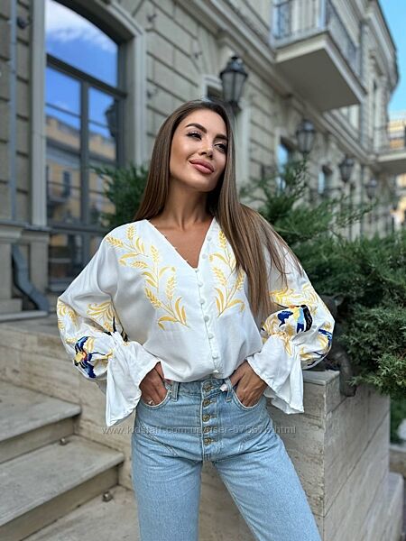 S, M блуза вишиванка