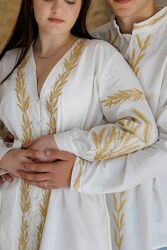 S, M, L Жіноча сукня вишиванка сучасна мережка вишита парні