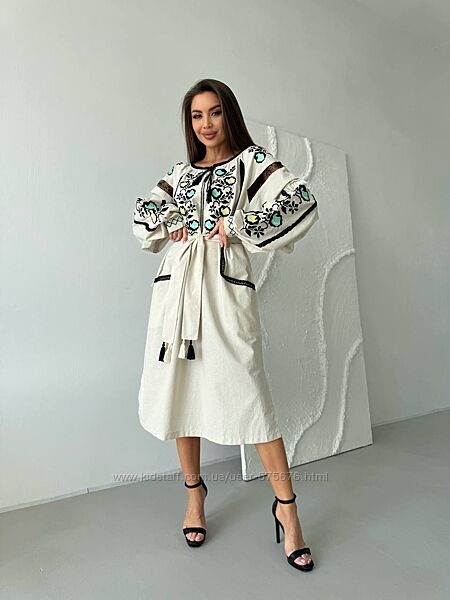 S, M, L сукня вишиванка