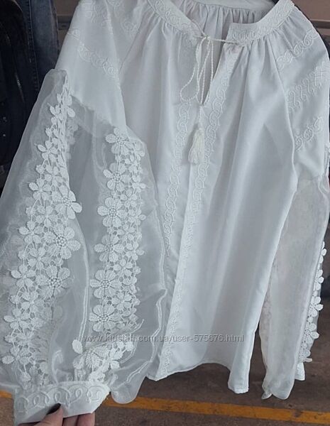 S, M, L блуза вишиванка