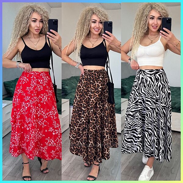 42-54 спідниця на запах софт