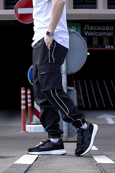 S, M, L, XL трендові штани плащівка