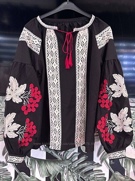 S, M, L блуза вишиванка