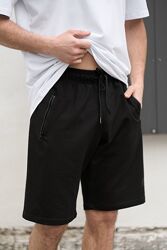 S до3XL базові спортивні чоловічі шорти з вишитим лого високоякісна двунить