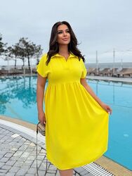 42-46, 48-52, 54-56 Сукня в стилі бохо креп жатка