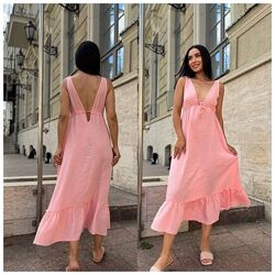 42-44, 46-48 легка сукня з мусліну