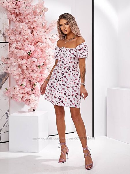 42-44, 46-48 Літня сукня принтований софт