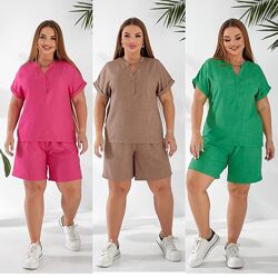 46-48, 50-52, 54-56 Жіночий костюм льон турецький