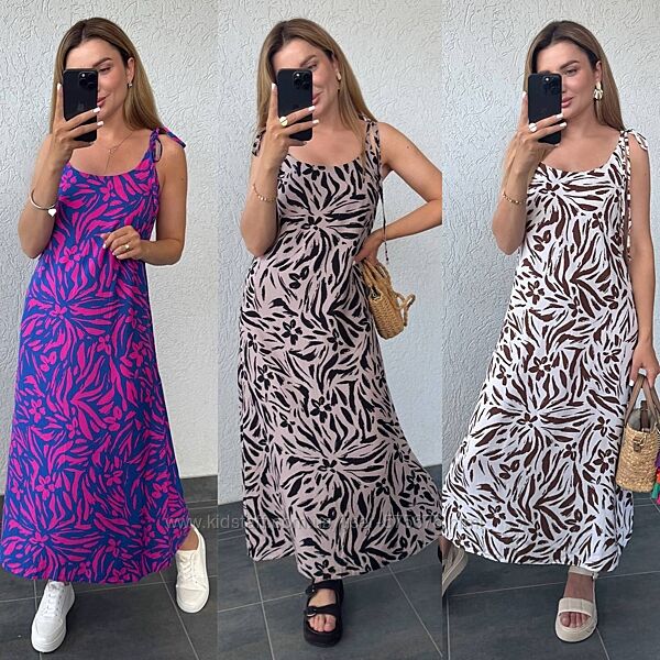 42-44, 46-48, 50-52 сукня штапель