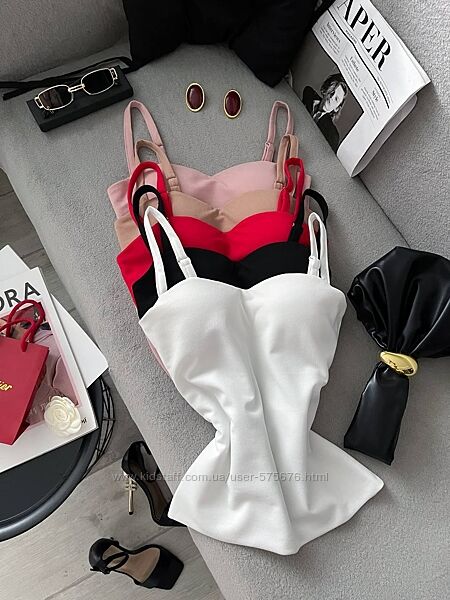 42-44, 46-48 Майка пуш-ап креп дайвінг