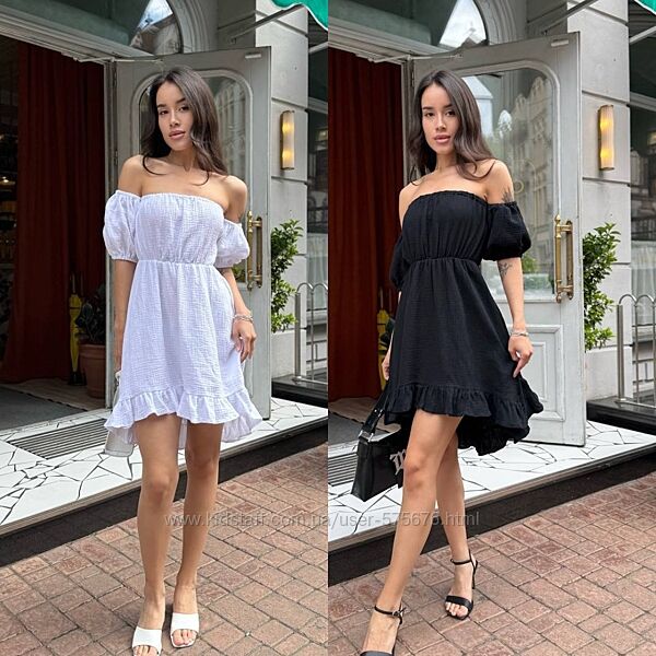 42-44, 46-48 Неймовірна легка сукня з мусліну