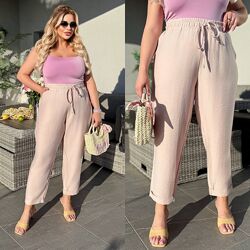 50-52, 54-56, 58-60 Штани банани льон