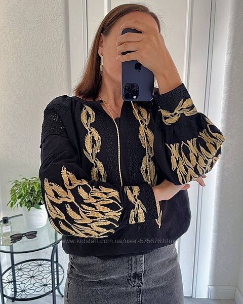 S, M, L блуза вишиванка