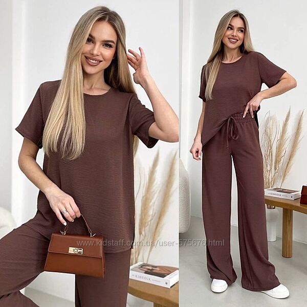 р.42 до 56р. Костюм креп жатка