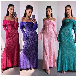 S, M, L Мереживна сукня максі