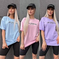 Акція 42-44, 44-46, 46-48 Костюм двійка футболка та шорти двунитка 