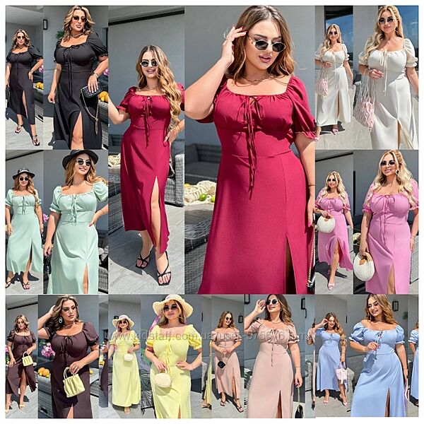 48, 50, 52, 54, 56 сукня софт 9 кольорів