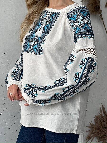 S, M, L блуза вишиванка