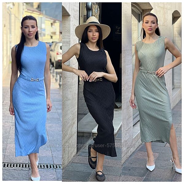 р.42 до 56р. Сукня сатин хвиля