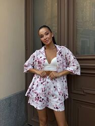 42-44, 46-48 костюм двійка штапель