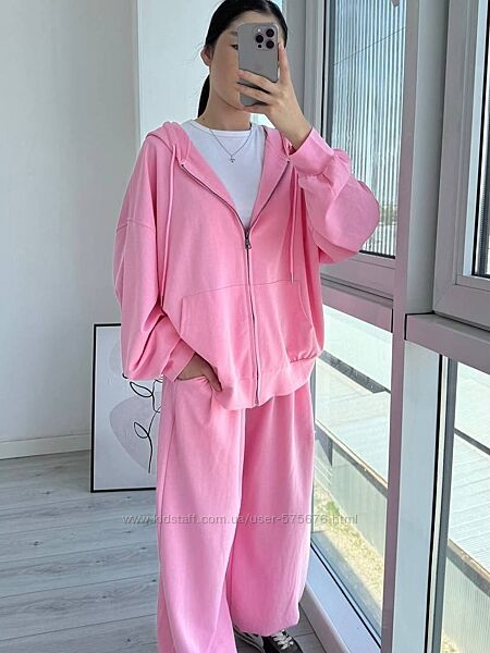 Костюм двійка двонитка OVERSIZE до 50р.