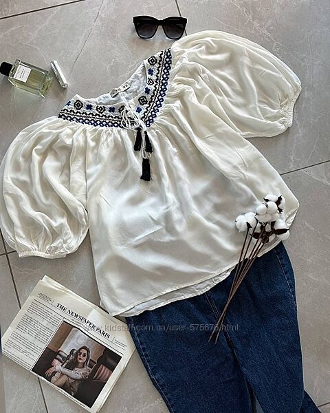 S, M, L блуза вишиванка