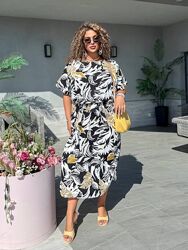 р.50 до 64р. Сукня штапель