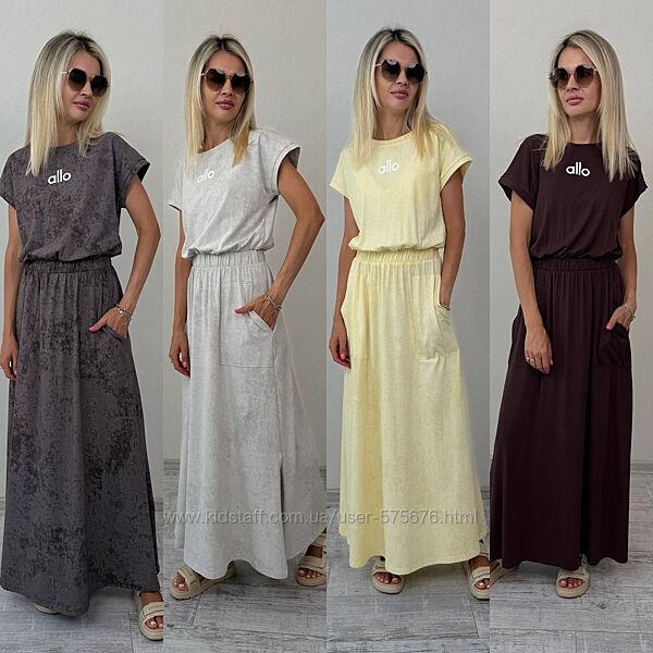 р.42 до 52р. Жіноча сукня максі кулір тай-дай