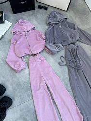 S-М, L-XL Жіночий костюм преміум якості велюр