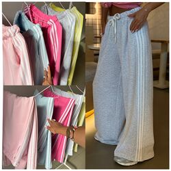 42-46 Трендові спортивні штани з трьома білими смужками петля тринитка