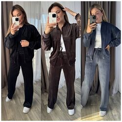 р.42 до 60р. Костюм велюр