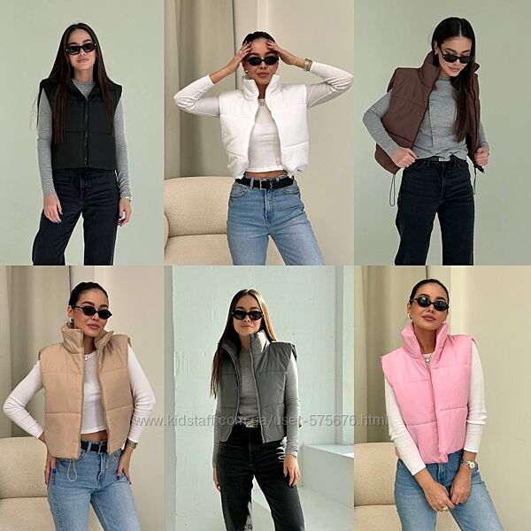 р.42 до 56р. Крута жилетка синтепон 150