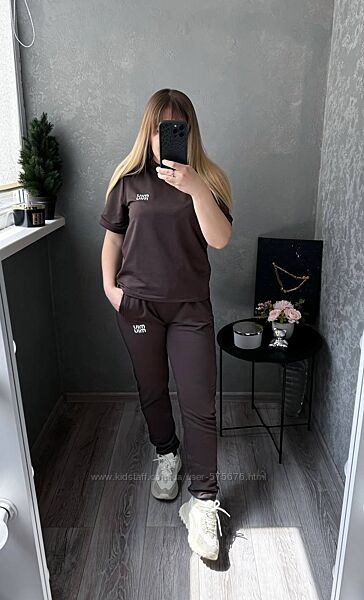 р.42 до 56р. Костюм футболка штани