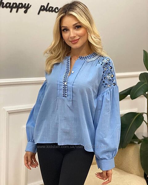 S, M, L блуза вишиванка