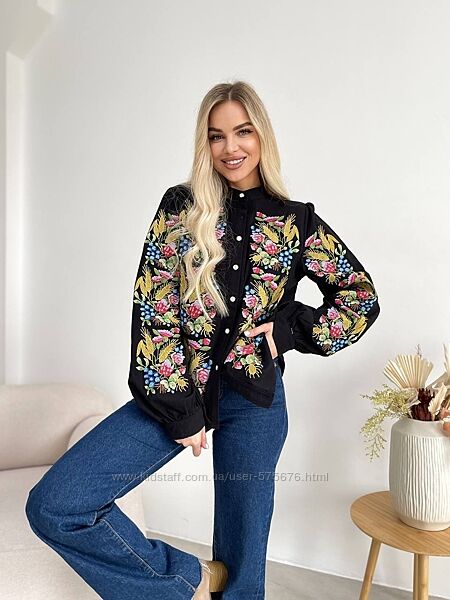 Акція S, M, L блуза вишиванка