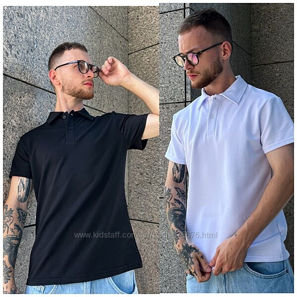 S, M, L, XL, XXL чоловіче поло двухнитка