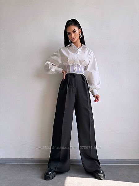 S, M, L Комплект сорочка брюки костюмка, бавовна