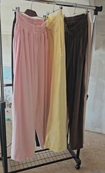 Штани палаццо- кант преміальний велюр Туреччина