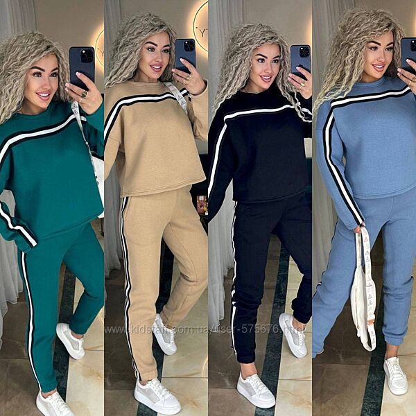 р.42 до 48р. Стильний костюм-оверсайз