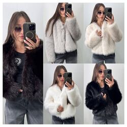 S/M/L Шуба вкорочена, люксова якість