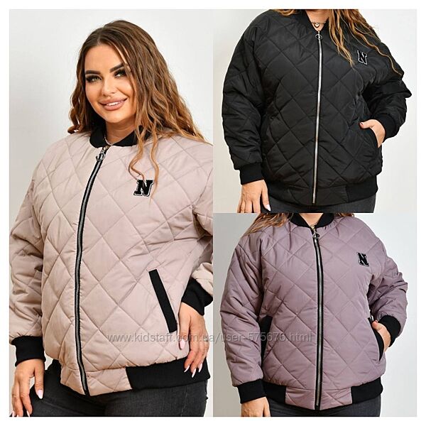 р.48 до 54р. Демісезонна непромокна куртка, силікон 100