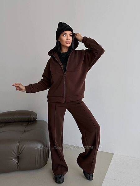 р.42 до 48р. Стильний спортивний костюм в oversize стилі